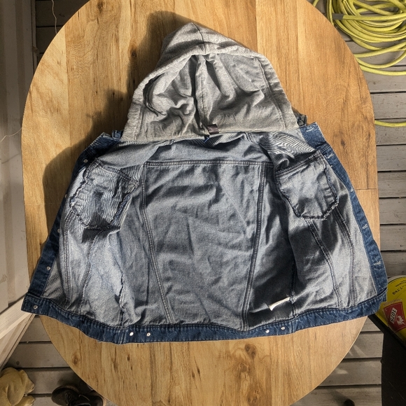 H&M half-denim jacket (M) - Picture 3 of 6